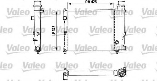 VALEO 883774 Radiator, engine cooling